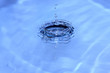Splash d'eau en couronne