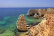 Beach praia da marinha in Algarve, Portugal