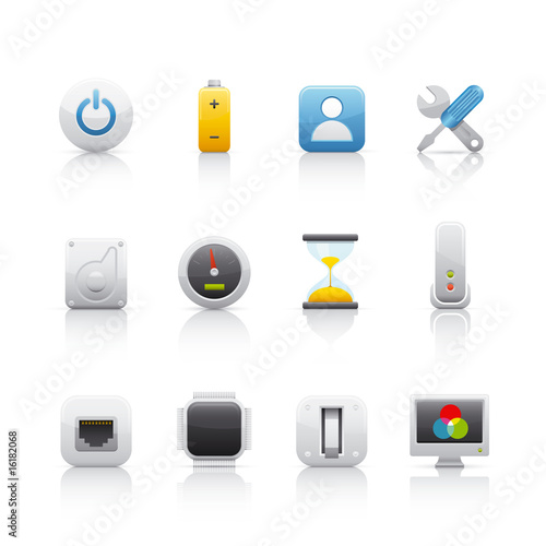 Icon Set - Computer Equipament