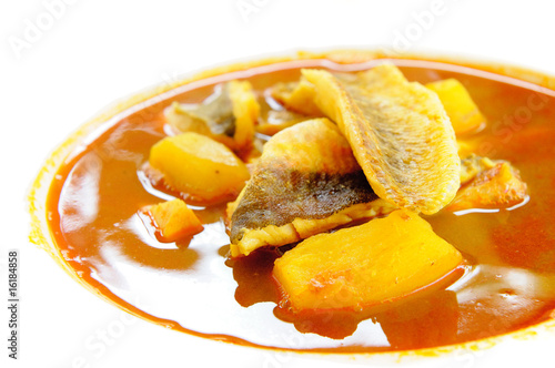 Bouillabaisse, traditional fish soup from Marseille, France Bouillabaisse, traditional fish soup from Marseille, France