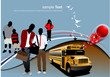 Back to school. Vector illustration Back to school. Vector illustration