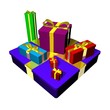 Illustration: Geschenke / Päckchen Geschenke / Päckchen
