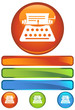 typewriter orange round