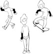 comics drawn vector
