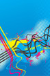 Squiggle Lines Splatter