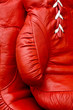 Close up of boxing gloves