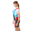 Young woman in rowing suit