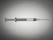 Close up of syringe