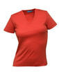 Red V-Neck