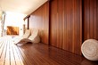 Image : Golden wood spa hammock outdoor house