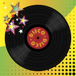 Vinyl Disco Music Plate