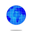 Blue World globe : Europe, Africa Blue World globe : Europe, Africa