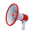 High Resolution bullhorn with clipping path