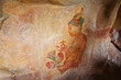 barbusige Wolkenmädchen in Sigiriya, dem Palast des Kashyapa