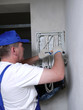 Electrician at work