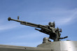 One machine gun