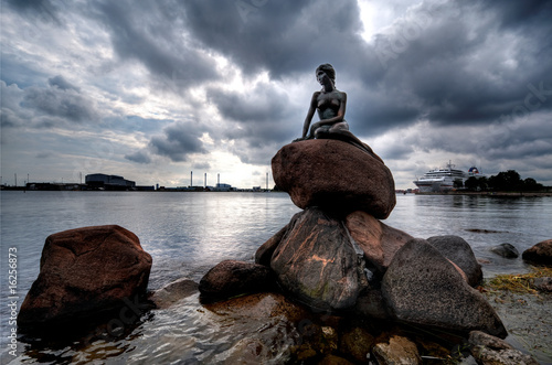 Statue of The Little Mermaid in Copenhagen
