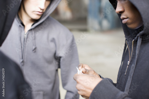 Photo: Friends about to smoke marijuana Friends about to smoke marijuana