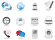 communication icon set
