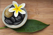 Spa still life background, with massage stones Spa still life background, with massage stones