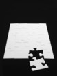 Puzzle with one piece out of place