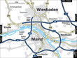 Stadtplan Mainz/Wiesbaden