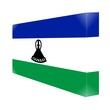 brique glassy avec drapeau lesotho brique glassy avec drapeau lesotho