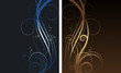 Floral abstract background.