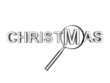 christmas word with glass christmas word with glass