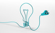 Electricity and lighting concept illustration