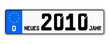 Autokennzeichen 2010