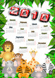 calendar for the year 2010 with the animals of the jungle calendar for the year 2010 with the animals of the jungle