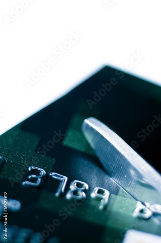 Photo: Destroy credit card Destroy credit card