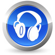 Köpfhörer - Button