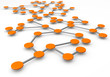 Business network concept Business network concept