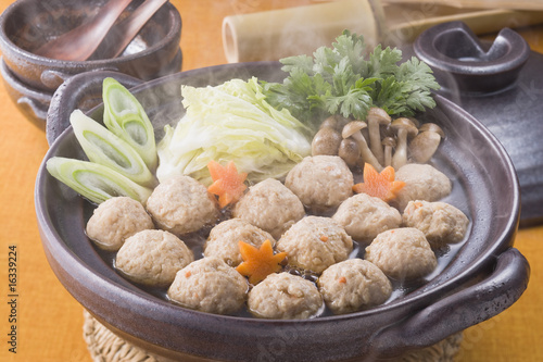 Photo: 鶏だんご鍋 鶏だんご鍋