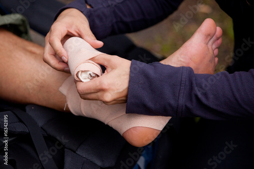Photo: Ankle Tensor Bandage Ankle Tensor Bandage