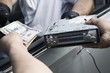 Exchange of car radio for cah