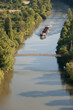 Frachtschiff auf Fluss