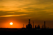Industrial Sunset with Copy Space Industrial Sunset with Copy Space