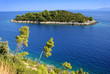 Small island near Korcula, Croatia