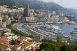 Yachten im Hafen Port Hercule von Monaco Yachten im Hafen Port Hercule von Monaco