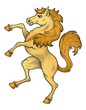 Rampant Horse vector