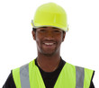 young African American worker young African American worker