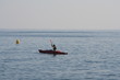 piraguista de mar