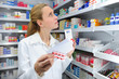 pharmacist searching the right medicine pharmacist searching the right medicine