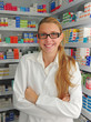 portrait of a female pharmacist at pharmacy portrait of a female pharmacist at pharmacy