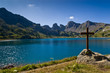 Le Lac d'Allos dans le Parc Naturel du Mercantour Le Lac d'Allos dans le Parc Naturel du Mercantour