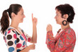 deaf persons hand demonstrating