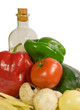 Vegetables and mushroom